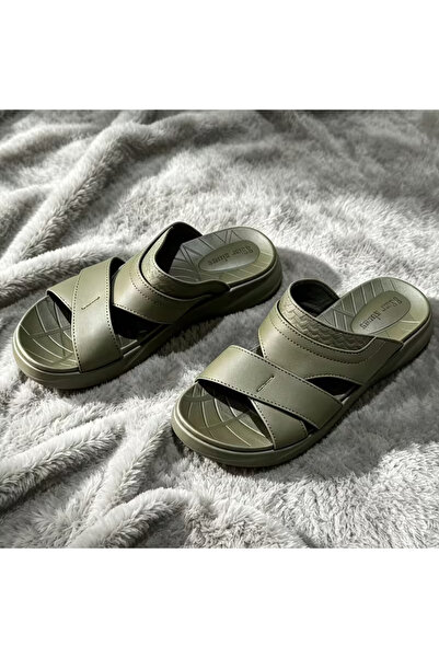 Bleco Men's non-slip slippers/sandals, double buckle design, suitable for ind...