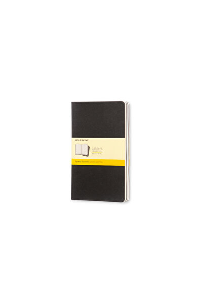 Moleskine Set 3 agende Cahier, Moleskine, 13x21 cm, Negru