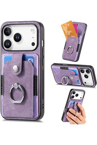 Generic Wallet Case for iPhone 17 Pro, Soft Leather Card Holder Phone Case, M...