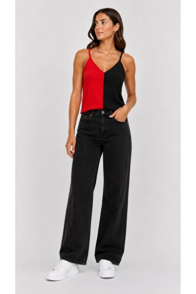 onno style women Sleeveless Strappy V-Neck Tricot Women's Blouse