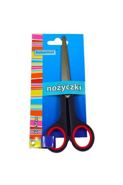 Easy Stationery Pensetă școlară 15 cm portocalie cu mâner moale