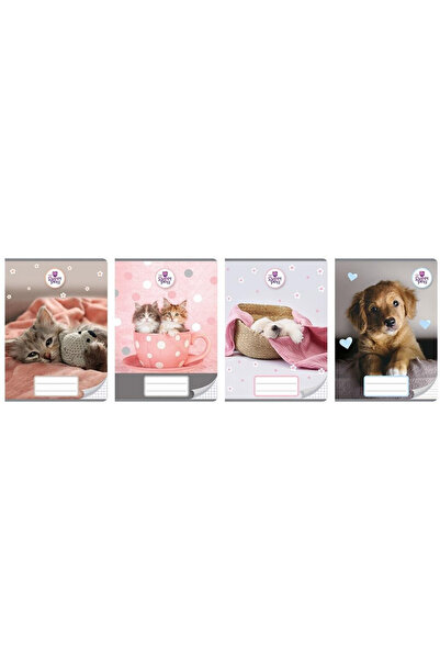 Beniamin Caiet A5 The Sweet Pets multicolor 16x22cm set 20 buc