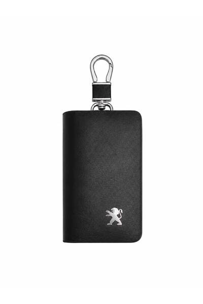 idealaksesuar Peugeot Leather Zippered Keychain Stylish Quality Accessory Bag...