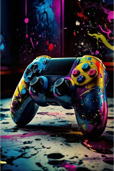 mural home لوحة جدارية - قيمرز Gamers - 100cm * 66cm