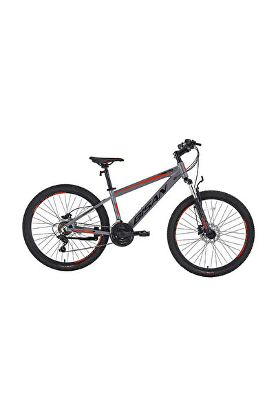 Bisan Cooper 24 HD 24 Jant 21 Vites HD Mat Siyah Turuncu Çocuk Bisikleti 30 K...