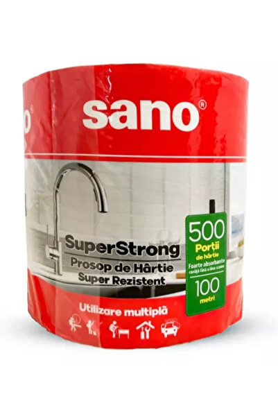 Sano PROSOP DE HÂRTIE MONOROLĂ 100M, 2 STRATURI, 100% CELULOZĂ