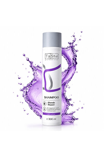 tashe TaShé Professional Blonde Repair Mor Şampuan 300 ml | Anti Yellow