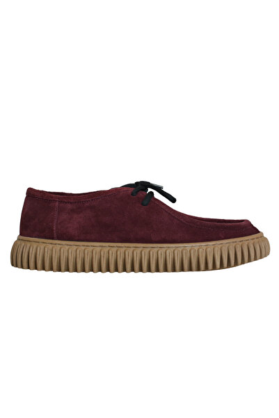 Platin Burgundy Suede Women's Casual Shoes