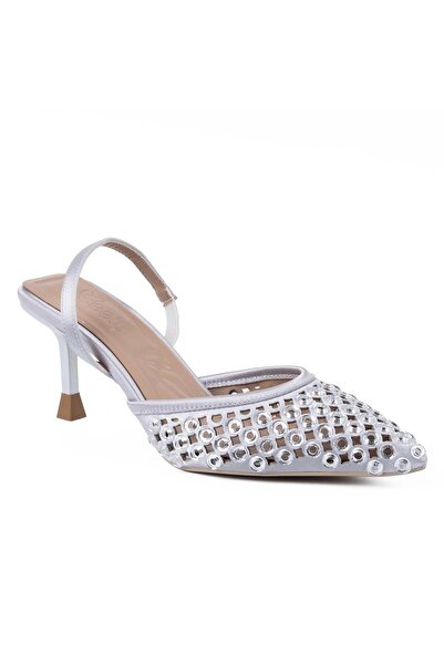 Beety 228 208 26Ya Women's Evening Dress Shoes Silver