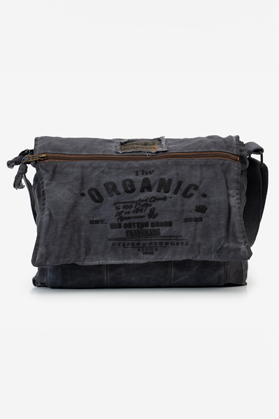 MYFAZEL Old Cotton Shoulder Bag. 8128 Mulater Black Color Vintage Bag