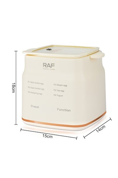 raf Fierbător de ouă, RAF, 300 W, 0.7 L, Bej