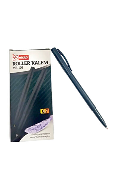 Mikro Roller Kalem Siyah Mr-105 - 3 adet