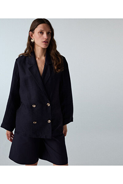 İpekyol Kruvaze astarsız blazer