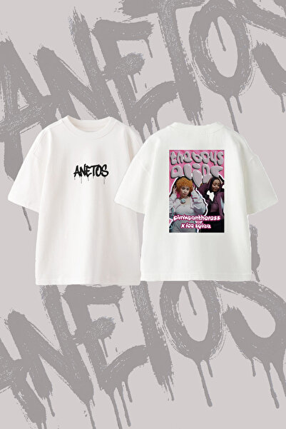 Anetos Μπλουζάκι Boys A Liar Design με στάμπα στην πλάτη, βαμβακερό λευκό ove...