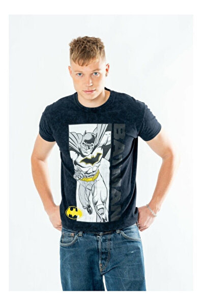CID Tricou barbati, CID, Batman Comic, spalare acida, bleumarin, M INTL