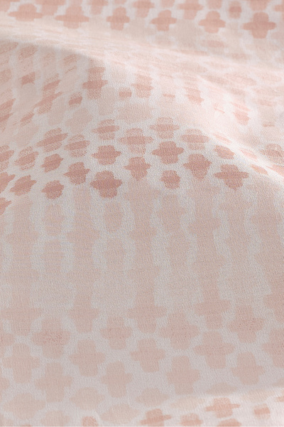 Karden Flower Dream Cotton Serene Powder 100% Cotton Poplin Single Duvet Cover Set