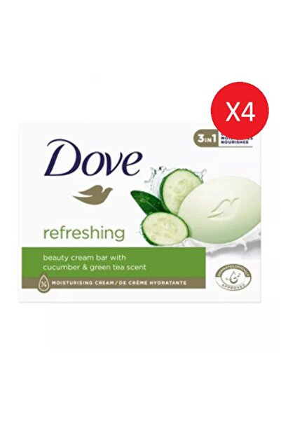 Dove Sapun Crema Refreshing Cucumber, Castravete, 90 g x 4 buc