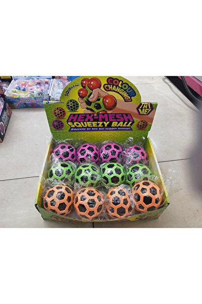 adar Set 12 mingi/bile ADAR, cu plasa hexagonala, bune la saritura, multicolor