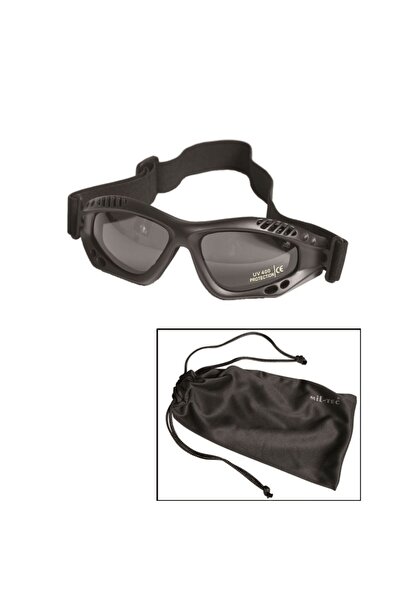 Mil-Tec Γυαλιά Commando Goggles Air Pro Smoke Μαύρα