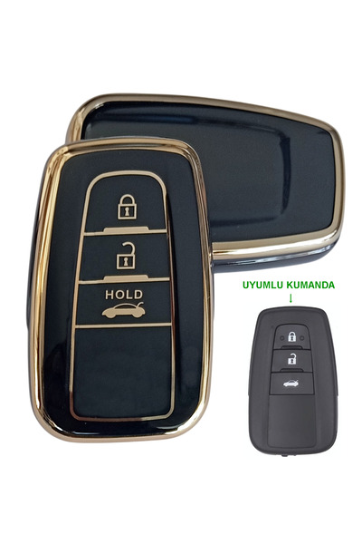 Kasey Toyota Corolla C-Hr Land Cruiser Compatible Smart 3-Key Remote Control ...