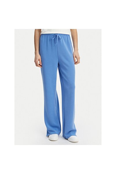 ONLY Pantaloni de damă din material textil 15369156 Albastru