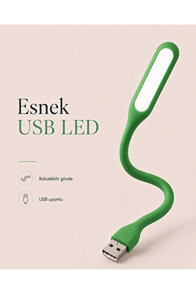 MVLH USB Taşınabilir Esnek Led Lamba - 360 Derece Ayarlanabilir Pratik Okuma ...