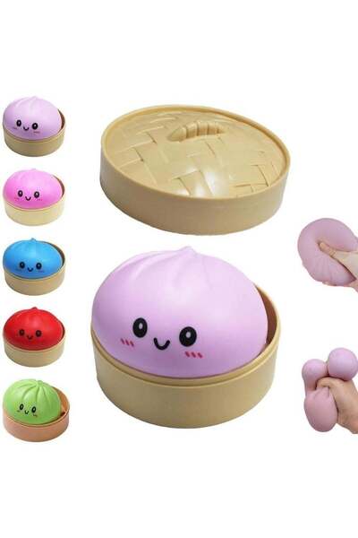 Generic Dumpling Squishy, Colorful Dumpling Squishy Fidget Toys, Dumplings Sq...
