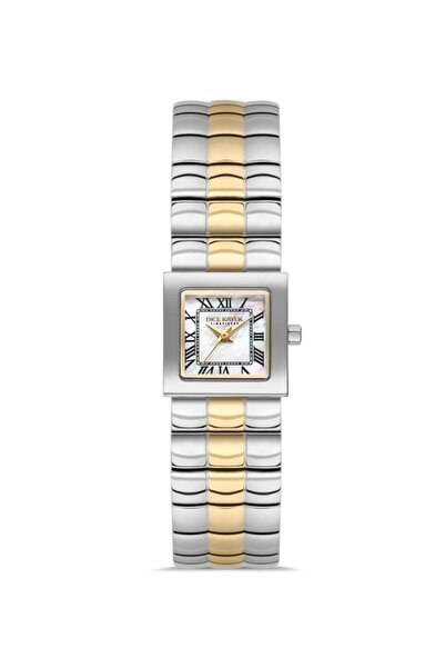 Dice Kayek Dk.1.Ag1462.40 Square Dial 3 Atm Water Resistant Metallic-Gold Col...
