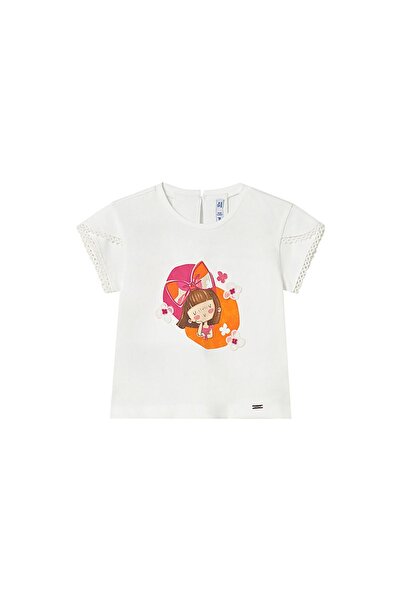 MAYORAL Tricou de fată 1079 Alb