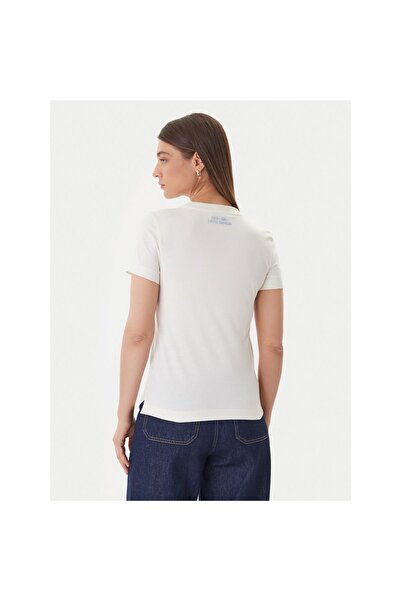Guess Γυναικείο T-shirt W6GP02K2753 Κρεμ