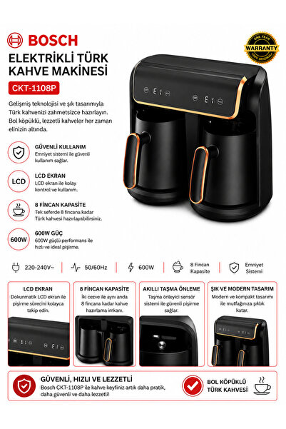 Bosch 2'Lİ DİJİTAL KAHVE MAKİNASI