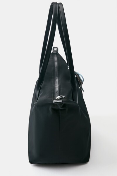 Pull & Bear Süslemeli naylon tote çanta