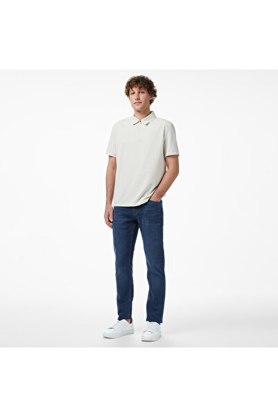 Nautica Erkek Mavi Slim Fit Denim Pantolon