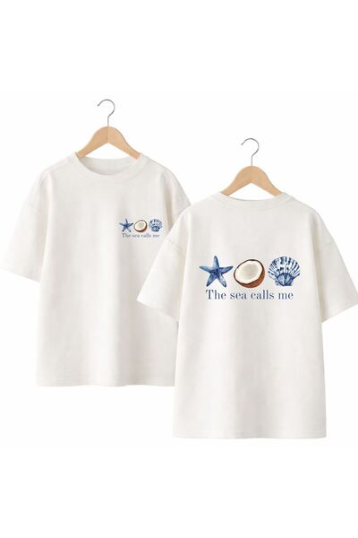 playwear Το Sea Calls Me είναι το όνομά μου, μπλουζάκι με στάμπα στην πλάτη κ...