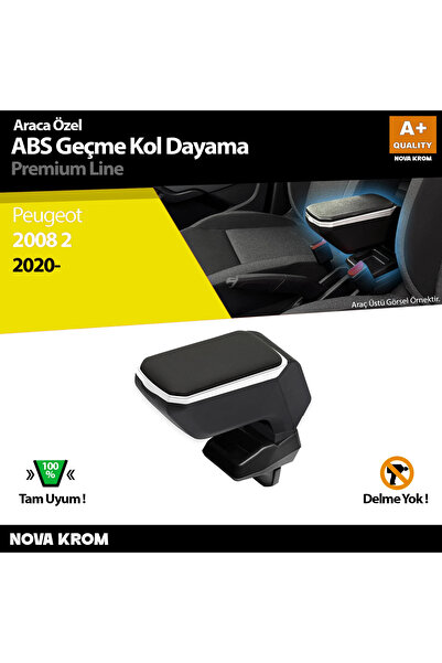 Nova Krom Peugeot 2008 2 Kol Dayama Kolçak Geçmeli ABS Gri 2020-2023