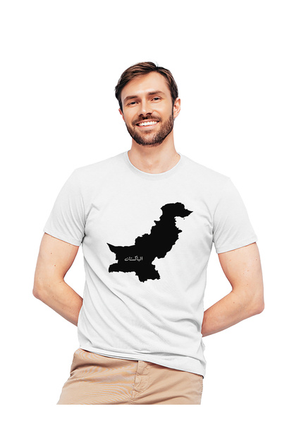 Generic Fashion World High Quality Printed Cotton T-Shirt Pakistan Map Design...