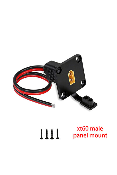Choice3 XT60 male plug JMUYTOP 3FT 12AWG XT60 Panel Mount Cable XT90 Male to ...