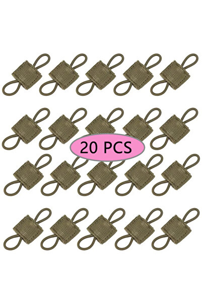 Choice7 OD-20P 10pcs MOLLE Elastic Nylon Webbing Ribbon Buckle Outdoor Hiking...
