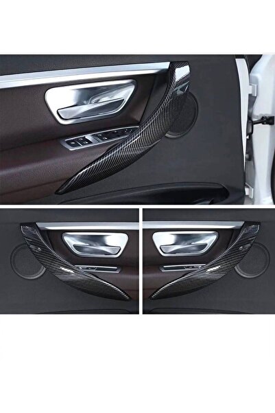 ŞENYILDIZ AKSESUAR Bmw F30 F32 F34 F36 Uyumlu İç Kapı Kolu Tutamaç (Dış Bölümü) Karbon Kaplama 4 Adettir