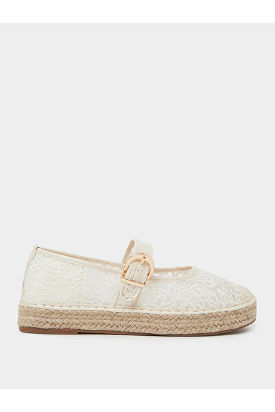 Styli Embroidered Espadrille Mary Jane Shoes