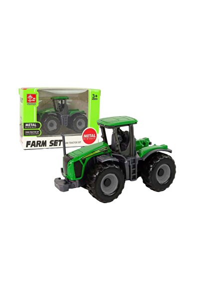 LEAN Tractor de jucărie, verde, 8 x 4.5 x 4 cm, 14822