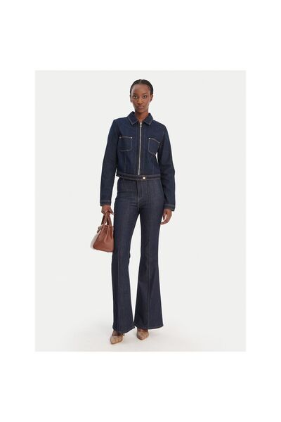 Guess Geacă de blugi pentru femei W6RN76D6881 Bleumarin