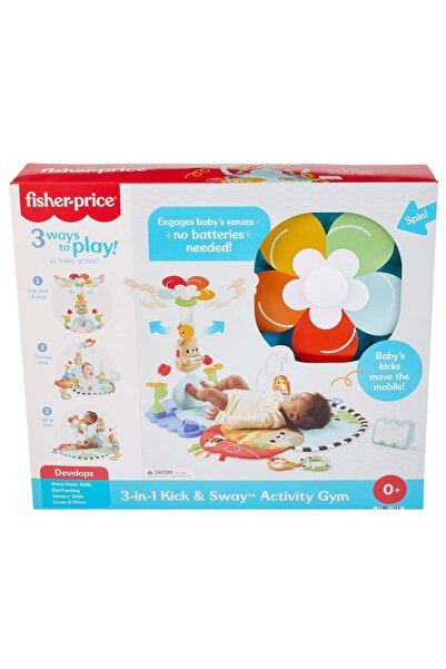 FISHER PRICE Saltea de activitati 3 in 1, Fisher Price, Kick and Sway Activit...