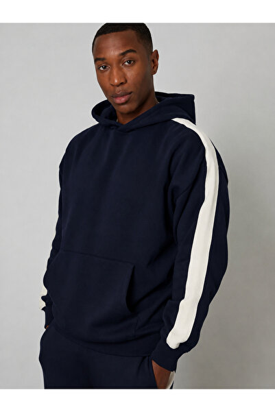 ZİYMO Erek Striped Hooded Sweatshirt