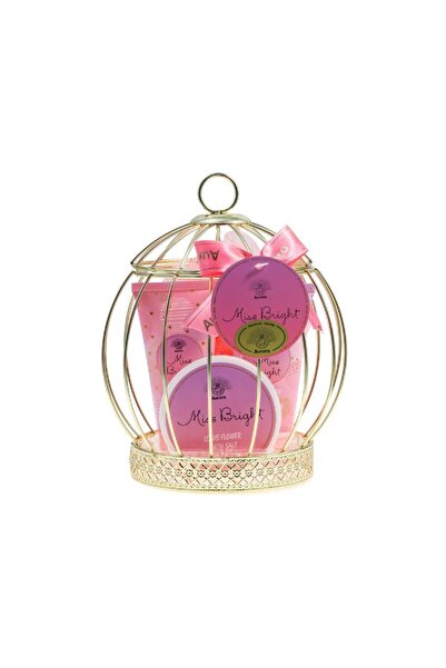 BEAUTY BOUTIQUE Σετ Δώρου AURORA Miss Bright Μεταλλικό Κλουβί 4 τεμ.