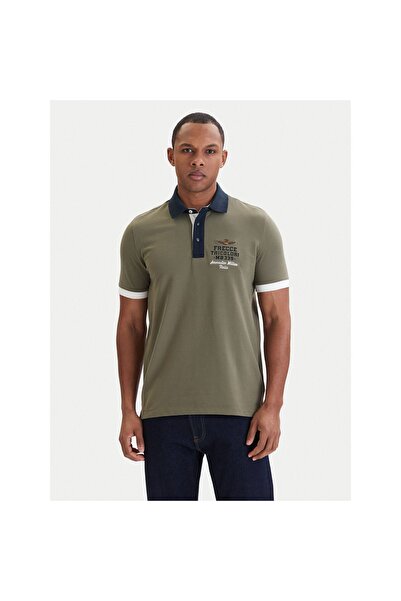 Aeronautica Militare Polo bărbați 261PO1908UP00191 Verde
