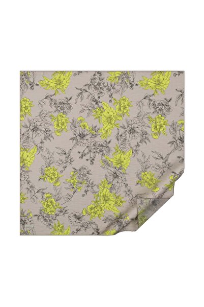 ipekevi Soft Floral Desenli Tenzel Eşarp