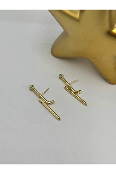 BYYEŞO Dual Use Nail Earrings (Brass Plated)