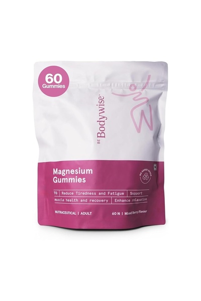Be Bodywise 5 in 1 Magnesium Glycinate Gummies | 160mg Magnesium Complex | Su...