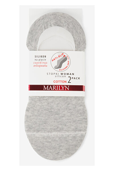 Marilyn Șosete de damă, cu silicon, din bumbac, cu aderență din silicon la că...